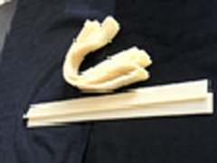 Flat rubber band
